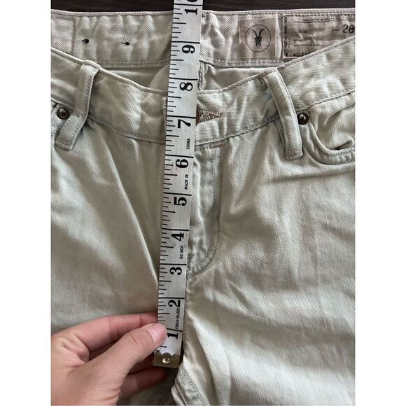 Allsaints Spitalfields Five-Pocket Design Flat Front Denim Jeans White Size 28 - Picture 12 of 14